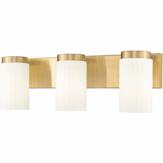 Z-Lite 746-3V-LG Burk Modern Luxe Gold 3-Light Bath Lighting Sconce