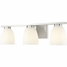 Z-Lite 7518-3V-BN Naya Contemporary Brushed Nickel 3-Light Bath Lighting Sconce