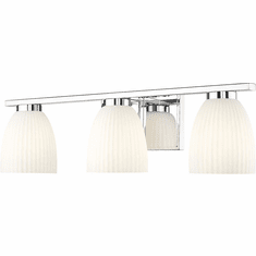 Z-Lite 7518-3V-CH Naya Contemporary Chrome 3-Light Lighting For Bathroom
