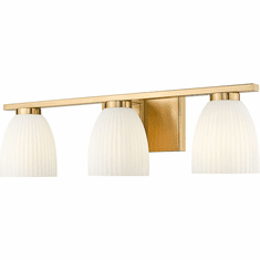 Z-Lite 7518-3V-MGLD Naya Modern Modern Gold 3-Light Vanity Light Fixture
