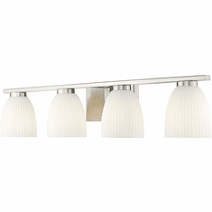 Z-Lite 7518-4V-BN Naya Modern Brushed Nickel 4-Light Bath Lighting