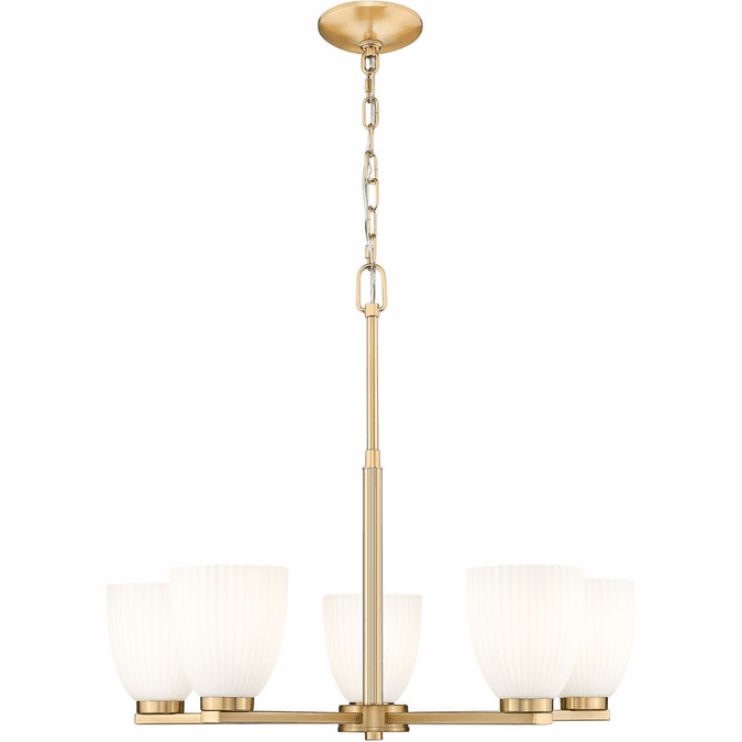 Z-Lite 7518-5MGLD Naya Contemporary Modern Gold Lighting Chandelier