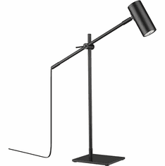Z-Lite 814TL-MB Calumet Modern Matte Black Study Lamp