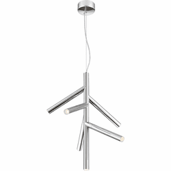 Z-Lite 917-6CH-LED Forest Contemporary Chrome LED Pendant Lighting