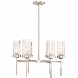 Zeev Lighting CD10117/6/BN Triticus Modern Brushed Nickel Chandelier Lighting