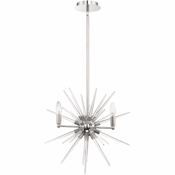 Zeev Lighting CD10178/4/CH Pulsar Contemporary Chrome Mini Chandelier Light