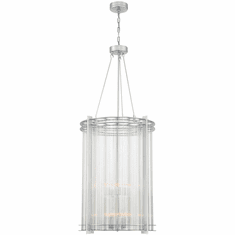 Zeev Lighting CD10286/12/PN Regis Modern Polished Nickel Drum Hanging Light