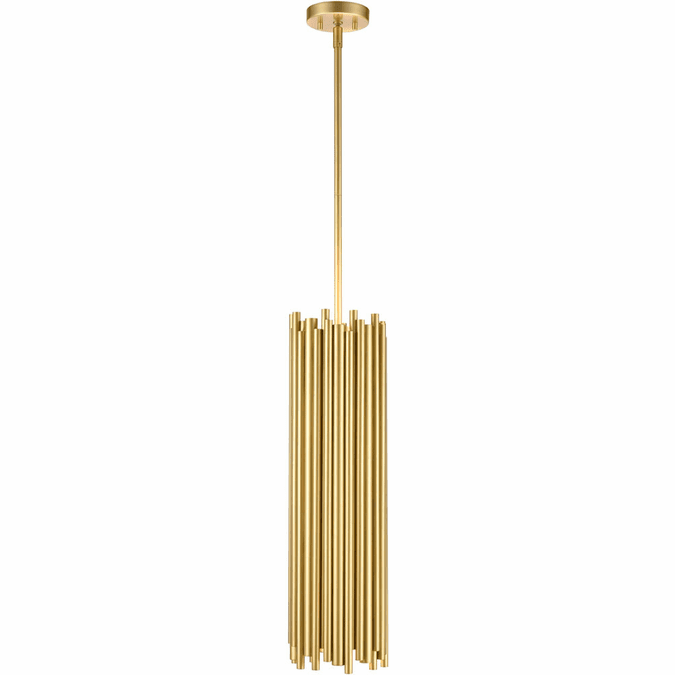 Zeev Lighting MP40041/2/AGB Cathedral Contemporary Aged Brass Mini Hanging Light