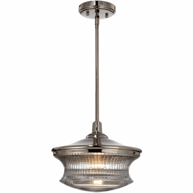 Zeev Lighting P30045/1/BN Magister Contemporary Brushed Nickel Mini Hanging Light