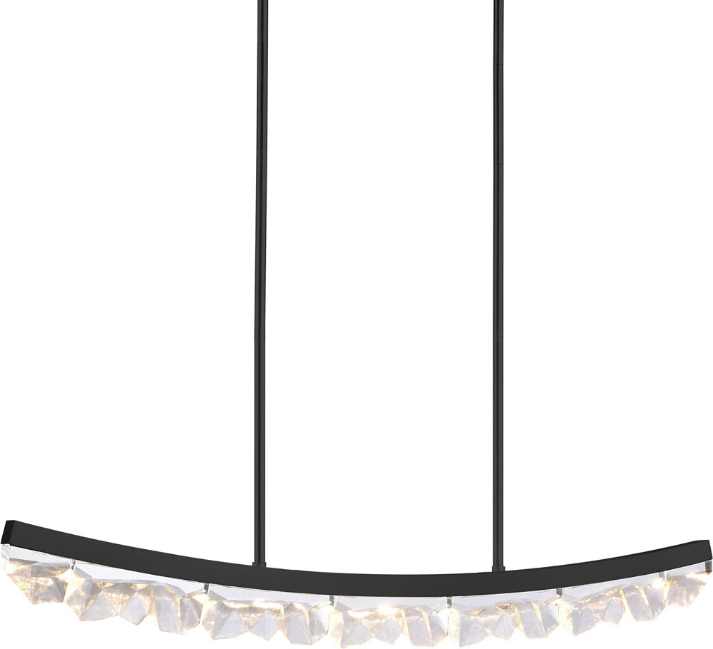 Zeev Lighting PL11616/LED48/SBB Arcus Satin Brushed Black LED Kitchen