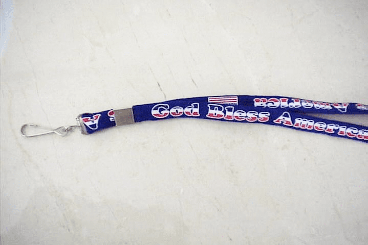 God Bless America Flag Lanyard with Swivel Hook (as low as $1.10)