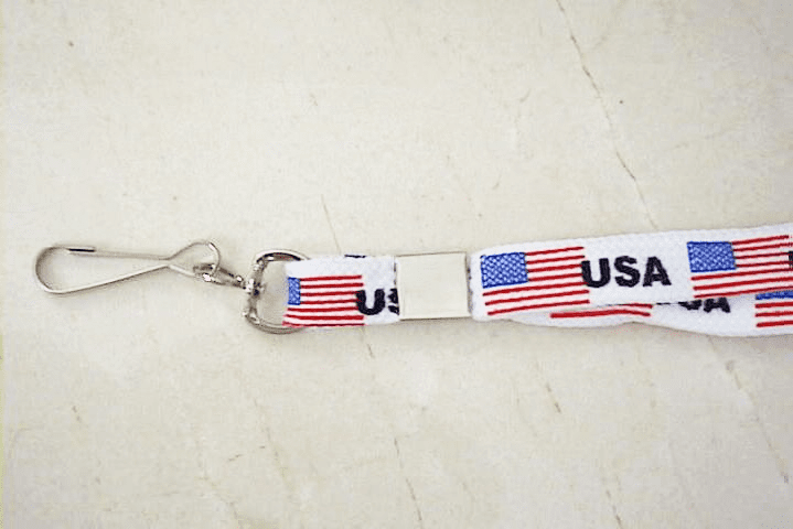 USA Flag Lanyard with Swivel Hook (as low as $1.10)