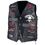 23 Slogan Laced Sides Leather Riding Vest
