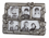 5 FACE PHOTO   BABY/CHILD    PEWTER  FRAME