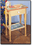BASEBALL SPORT Table w/ Baseball "BAT" Legs