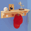 BASEBALL Sports Shelf  Cap/Jacket Holder