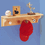 BASEBALL Sports Shelf  Cap/Jacket Holder