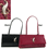 Designer KJL  CROCO  Print Leather Bag