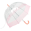 Dome Protective Umbrella Royal Pink Trim