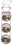 FARM  PHOTO HAND PAINTED Porcelain Plates w/Wire Racks