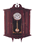 GRAND FATHER CLOCK "w/CURIO"