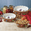 Holiday Casserole 6-pc Holiday Wicker Ceramic Set
