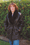 LADIES "ITALIAN STONE" GENUINE  FUR TRIM COAT