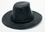 Leather Cowboy Hat with Leather Braided Hat Band