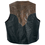 Leather Faux Snake Hand Sewn Vest