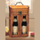 REAL BAMBOO DOUBLE WINE CARRIER