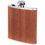 Real Sapele Wood Wrap Flask