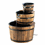 Rustic Bushel Basket   Waterfalls - Real Wood Trim