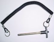3/8" Dia x 4" Long Weight Stack Pin With Lanyard