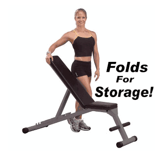Powerline pfid125x folding bench sale