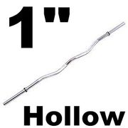 Hollow EZ-Curl Bar -  Uses 1" Standard Plates