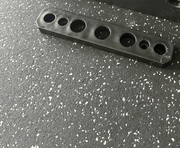 Custom Fitness Machine Part: Upper Guide Rod Frame Mount Bracket