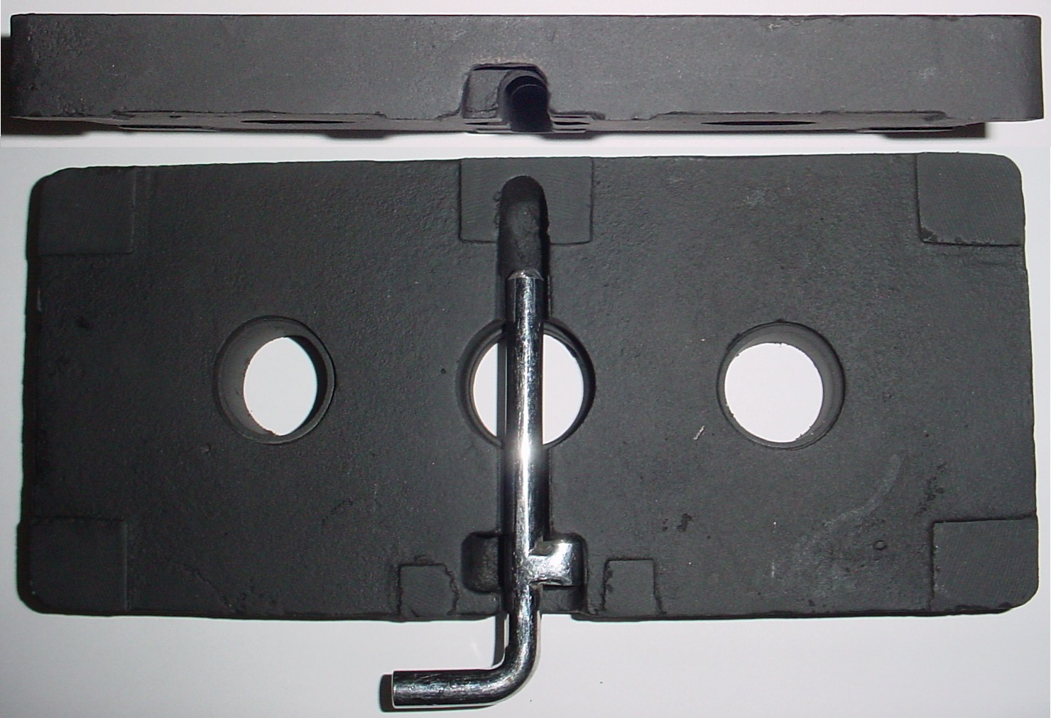 Selectorized Weight Stack Plate 10 lbs Black Old School Cast Iron