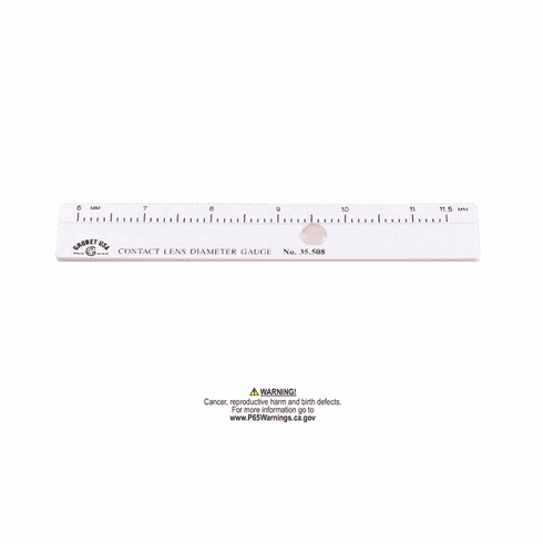 Contact Lens  Diameter Gauge 