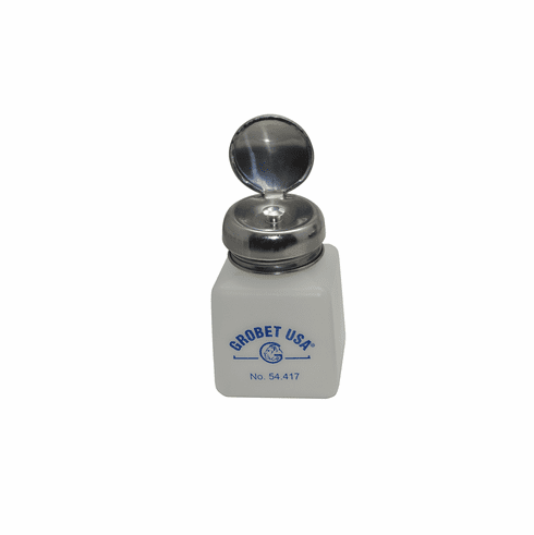 Liquid Dispenser Bottle with Anti-Splash Guard