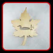 Maple Leaf with Loon