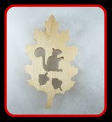 Oak Leaf with Squirrel