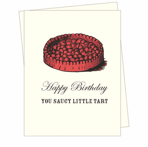 Birthday Saucy Tart Card