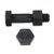 1-1/8-7 X 4 HEX BOLT A325 PLAIN STEEL