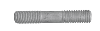 1-1/8-7X36" DOUBLE ENDED STUD ASTM F1554 GRADE 55 HOT GALVANIZED (4" THREAD EACH END)