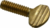 1/4-20 X 2-1/2 THUMB SCREW BRASS