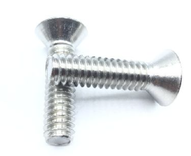 1/4-20 X 2 FLAT HEAD SLOTTED MACHINE SCREW ALUMINUM