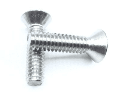 1/4-20 X 3/4 FLAT HEAD SLOTTED MACHINE SCREW ALUMINUM