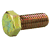1/4-20 X 7/8 HEX CAP GR 8 ZINC YELLOW