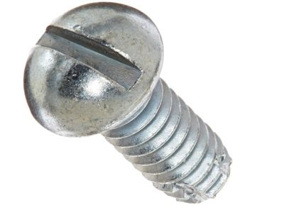 1/4-20X1/2 ROUND SLOTTED TYPE 'F' THREAD CUTTING SCREW TYPE 410 STAINLESS  