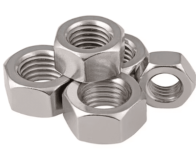 1/4-28 FINISHED HEX NUT ALUMINUM  (FINE)